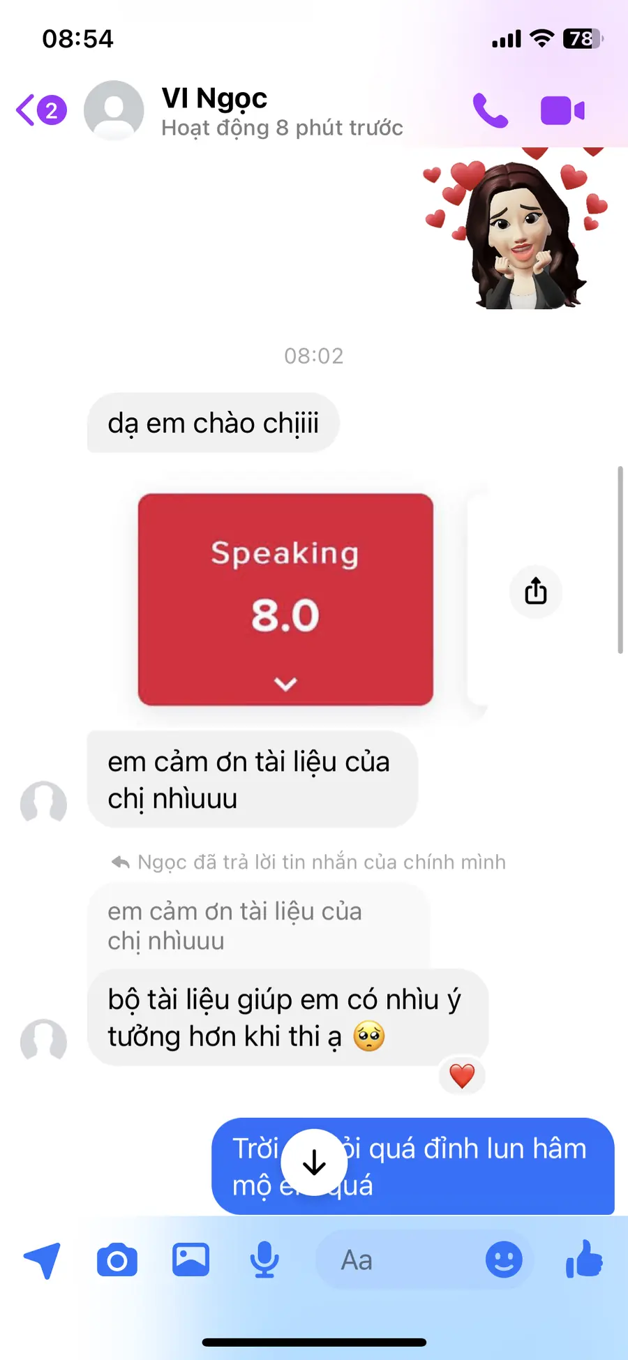 Cảm nhận học viên MS Chin IELTS 11