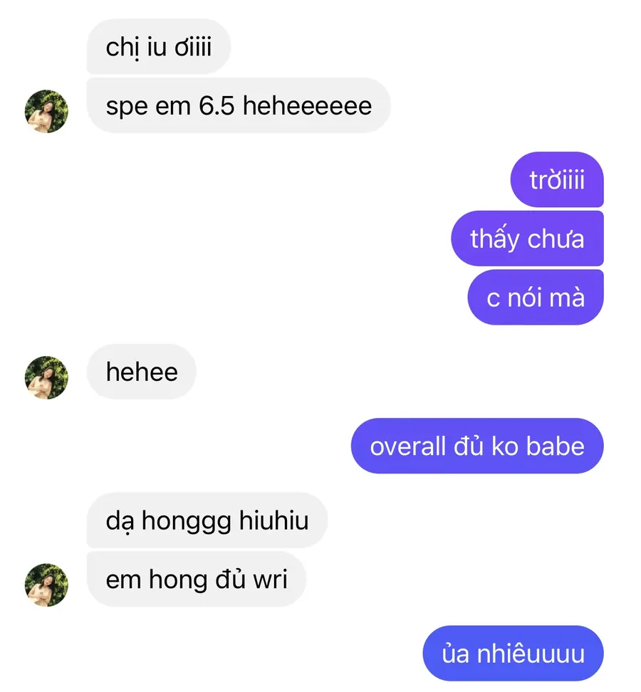 Tiến bộ sau luyện tập MS Chin IELTS 15